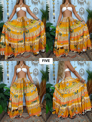 LUNA TIERED PANTS (GODDESS+)