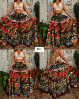 LUNA TIERED PANTS (regular)