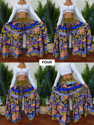 LUNA TIERED PANTS (SHORT)