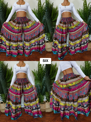 LUNA TIERED PANTS (SHORT)