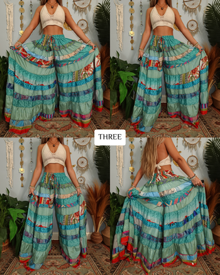 LUNA TIERED PANTS (regular)