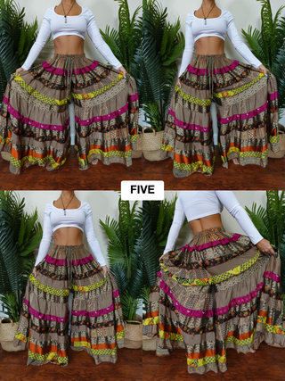 LUNA TIERED PANTS (SHORT)