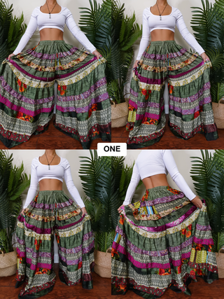 LUNA TIERED PANTS (GODDESS+)