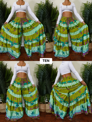 LUNA TIERED PANTS (REGULAR)