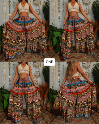 LUNA TIERED PANTS (regular)