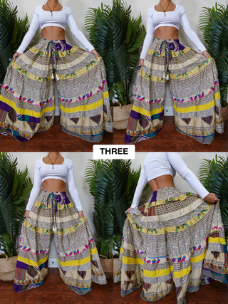 LUNA TIERED PANTS (REGULAR)
