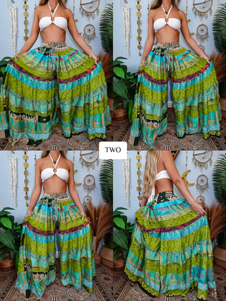 LUNA TIERED PANTS (REGULAR)