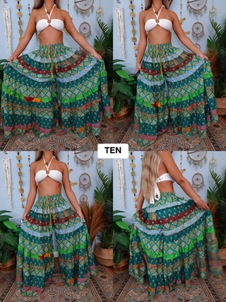 LUNA TIERED PANTS (SHORT)