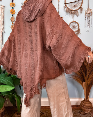 SENNA HOODED SHAWL