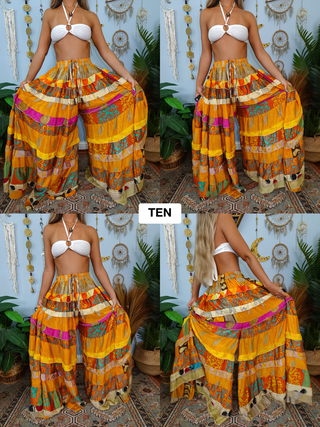 LUNA TIERED PANTS (GODDESS+)