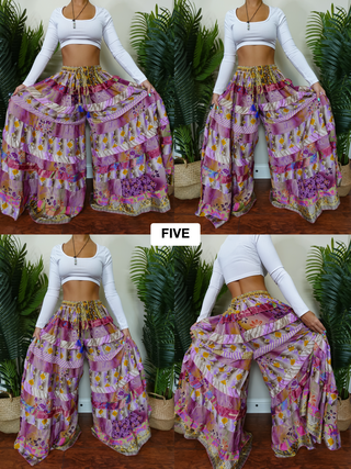 LUNA TIERED PANTS (REGULAR)