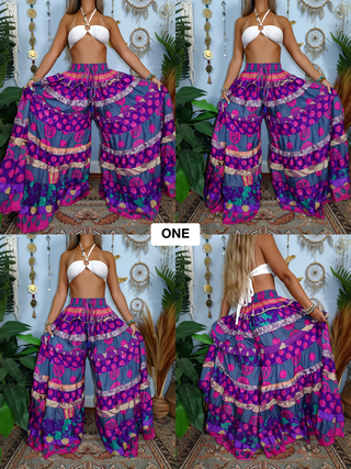 LUNA TIERED PANTS (REGULAR)