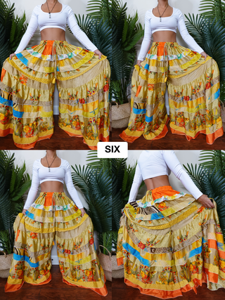 LUNA TIERED PANTS (GODDESS+)