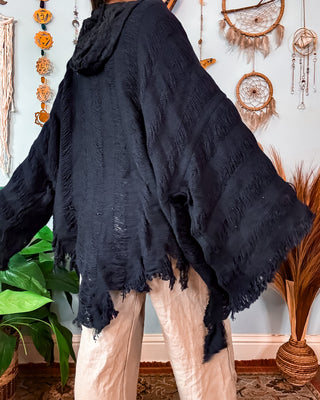 SENNA HOODED SHAWL