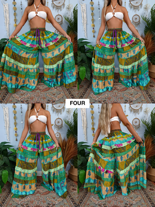 LUNA TIERED PANTS (REGULAR)