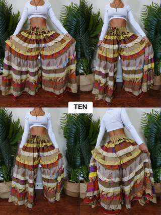 LUNA TIERED PANTS (REGULAR)