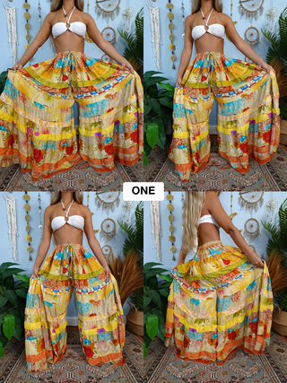 LUNA TIERED PANTS (GODDESS+)