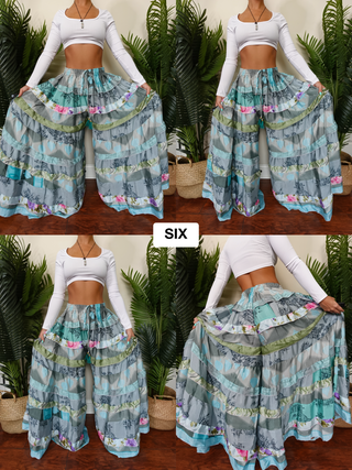 LUNA TIERED PANTS (SHORT)
