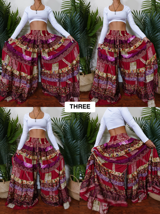 LUNA TIERED PANTS (GODDESS+)