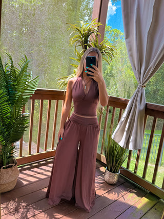 DAWN WIDE LEG TROUSERS