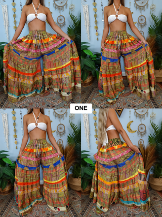 LUNA TIERED PANTS (GODDESS+)
