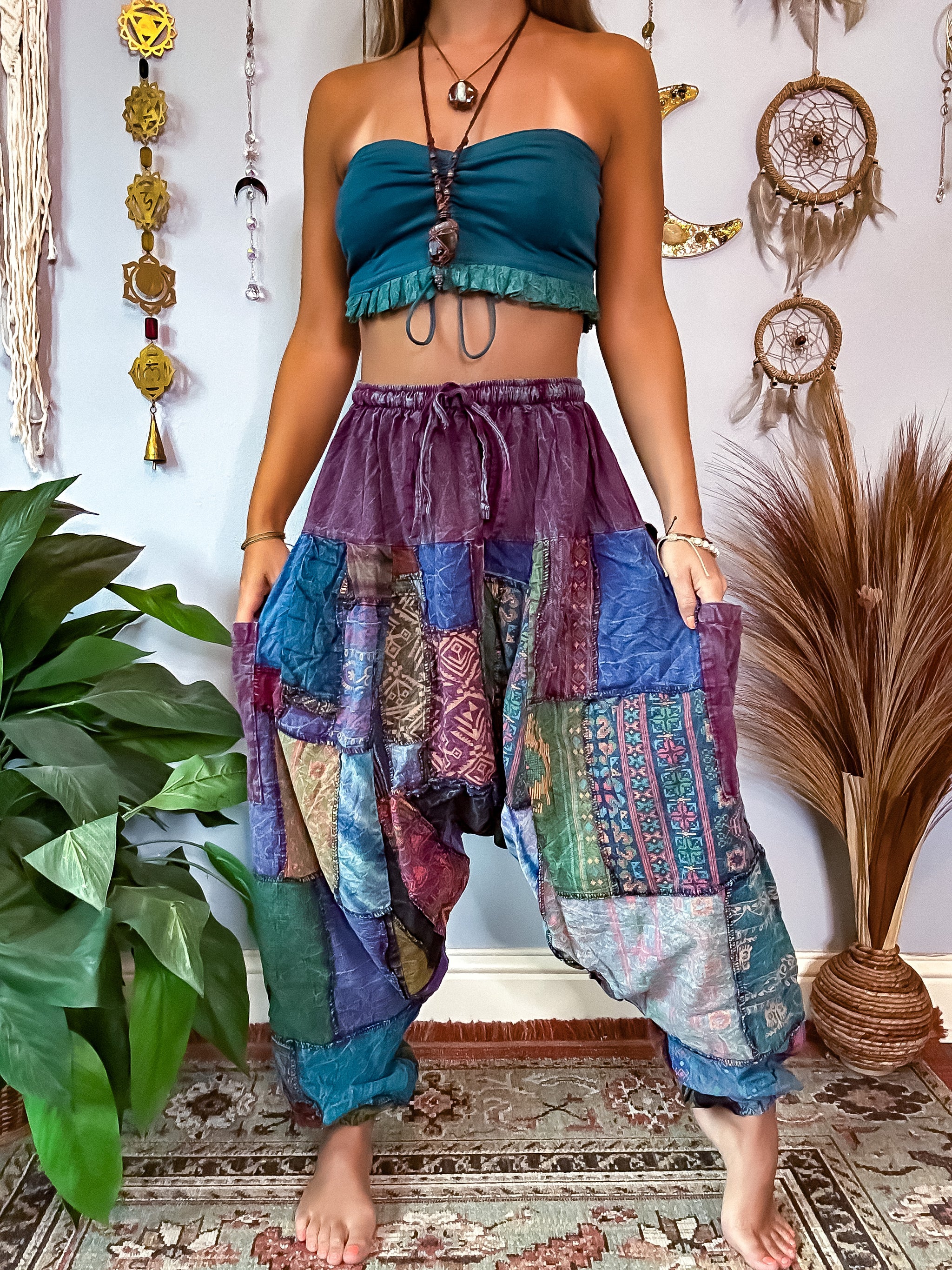 WOODLAND HAREM TROUSERS