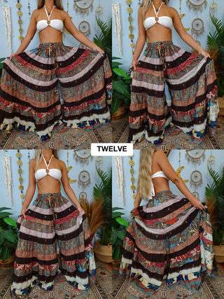 LUNA TIERED PANTS (GODDESS+)