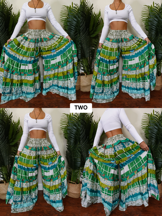 LUNA TIERED PANTS (REGULAR)