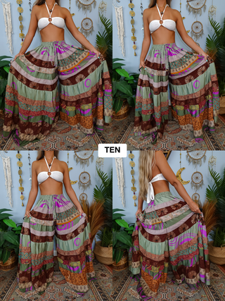 LUNA TIERED PANTS (GODDESS+)