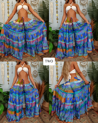 LUNA TIERED PANTS (regular)