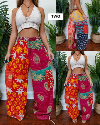 MAIA CONVERTIBLE STRAIGHT LEG / HAREM TROUSERS (TALL)