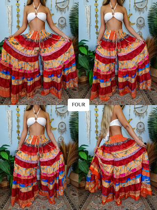 LUNA TIERED PANTS (REGULAR)
