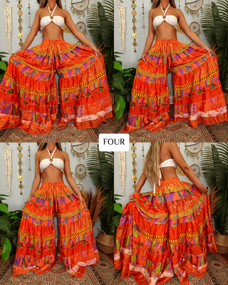 LUNA TIERED PANTS (regular)
