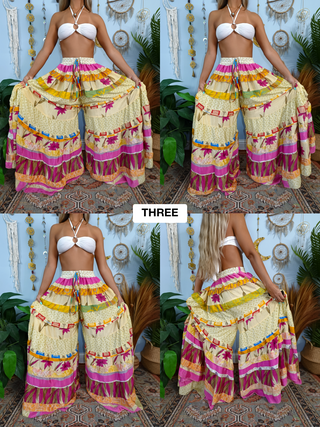LUNA TIERED PANTS (GODDESS+)