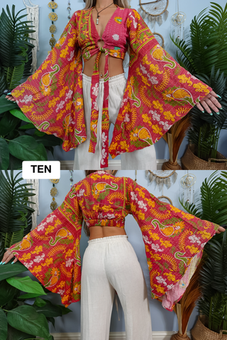 MAIA O-RING BELL SLEEVE TOP