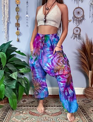 LUCY HAREM TROUSERS- ABALONE