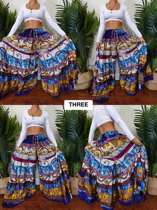 LUNA TIERED PANTS (GODDESS+)