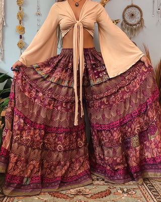 LUNA TIERED PANTS (GODDESS+)