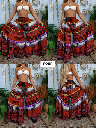 LUNA TIERED PANTS (REGULAR)