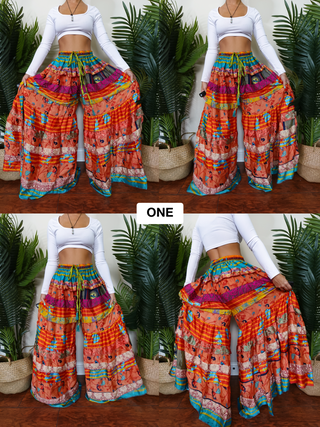 LUNA TIERED PANTS (TALL)