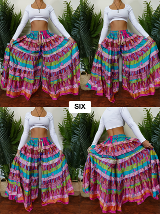 LUNA TIERED PANTS (SHORT)