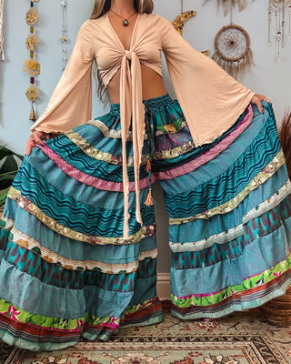 LUNA TIERED PANTS (SHORT)