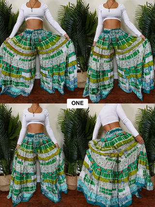 LUNA TIERED PANTS (REGULAR)
