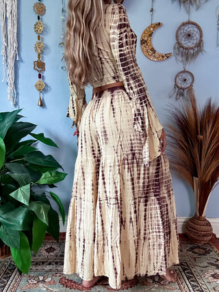 WIDE LEG PANT SET - CREAM