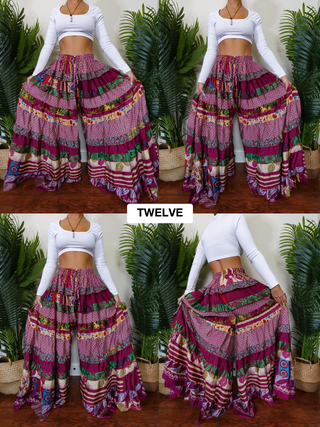 LUNA TIERED PANTS (REGULAR)