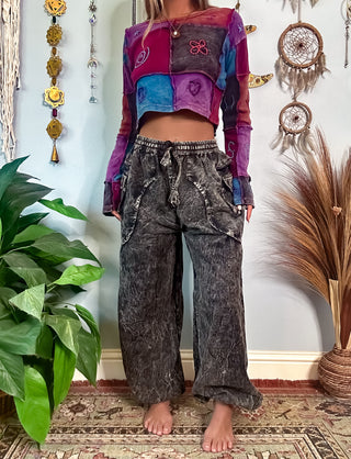 CEDAR HAREM TROUSERS - STONE
