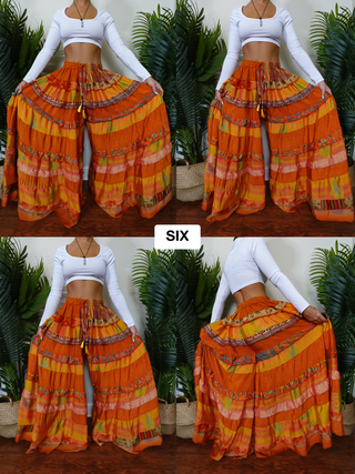 LUNA TIERED PANTS (REGULAR)