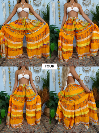 LUNA TIERED PANTS (GODDESS+)