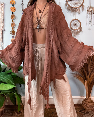 SENNA HOODED SHAWL