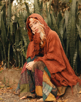 SENNA HOODED SHAWL